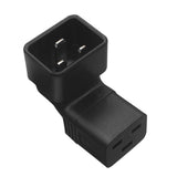 Maxbell C20 Male to C19 right angle Power Adapter for Ceiling Mounted optical device