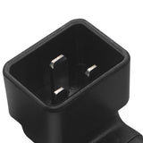 Maxbell C20 Male to C19 right angle Power Adapter for Ceiling Mounted optical device