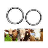 Maxbell Cattle Nose Ring Smooth Husbandry Accessory Durable for Supplies Accessories L