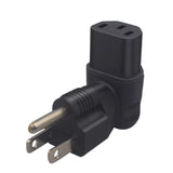 Maxbell 5-15P Male to IEC 320 C13 Female Adapter for PC Monitor Small Rice Cookers