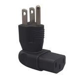 Maxbell 5-15P Male to IEC 320 C13 Female Adapter for PC Monitor Small Rice Cookers