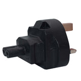 Maxbell UK to IEC320 C7 Conversion plug Adapter Converter for Monitor
