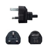 Maxbell UK to IEC320 C7 Conversion plug Adapter Converter for Monitor