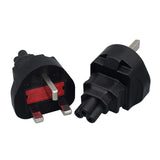 Maxbell UK to IEC320 C5 AC Conversion Plug Computer Power Adapter for Printer Laptop