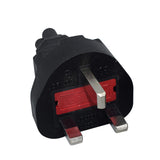 Maxbell UK to IEC320 C5 AC Conversion Plug Computer Power Adapter for Printer Laptop