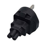 Maxbell UK to IEC320 C5 AC Conversion Plug Computer Power Adapter for Printer Laptop