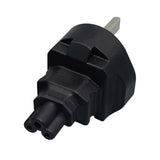 Maxbell UK to IEC320 C5 AC Conversion Plug Computer Power Adapter for Printer Laptop
