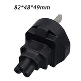 Maxbell UK to IEC320 C5 AC Conversion Plug Computer Power Adapter for Printer Laptop