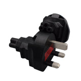 Maxbell UK to IEC320 C5 AC Conversion Plug Computer Power Adapter for Printer Laptop