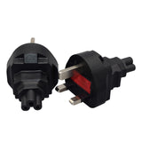 Maxbell UK to IEC320 C5 AC Conversion Plug Computer Power Adapter for Printer Laptop