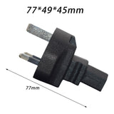 Maxbell UK to IEC320 C13 Power Adapter Lightweight Easily Install for Printer Laptop