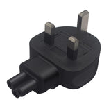 Maxbell UK Plug Male to IEC320 C5 Female Plug for Electronic Device Notebook PC