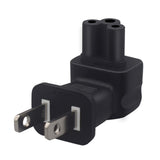 Maxbell US Plug to IEC320 C5 Plug Converter Durable for Notebook Desktop Computers