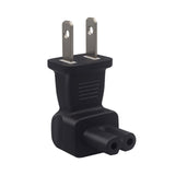 Maxbell US 2 Prong to C7 Adapter Converter Male Female Adapter for Notebook