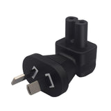 Maxbell AU Standard 2 Pin Male Plug to IEC 320 C7 Female Extension Power Adapter