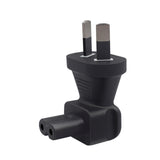 Maxbell AU Standard 2 Pin Male Plug to IEC 320 C7 Female Extension Power Adapter