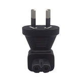 Maxbell AU Standard 2 Pin Male Plug to IEC 320 C7 Female Extension Power Adapter