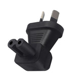 Maxbell AU Standard 2 Pin Male Plug to IEC 320 C7 Female Extension Power Adapter
