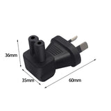 Maxbell AU Standard 2 Pin Male Plug to IEC 320 C7 Female Extension Power Adapter