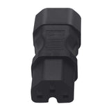 Maxbell C14 to C15 Power Adapter 250V 10A Straight Copper Durable for Wall Mount Pdu