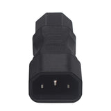 Maxbell C14 to C15 Power Adapter 250V 10A Straight Copper Durable for Wall Mount Pdu