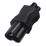 Maxbell C6 to C5 Cloverleaf Shape Male to Female Adapter for Bedroom Living Room