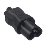 Maxbell C6 to C5 Cloverleaf Shape Male to Female Adapter for Bedroom Living Room