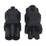 Maxbell C6 to C5 Cloverleaf Shape Male to Female Adapter for Bedroom Living Room