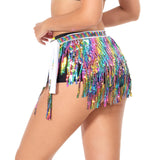 Maxbell Fringe Dance Skirt Hip Scarf Costume for Festival Performance Party Samba