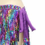 Maxbell Belly Dancer Costumes Performance Sparkly for Summer Beach Holidays