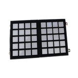 Maxbell Diamond Gemstone Display Tray Multigrid Showcase Portable for Store Show white 40 grid