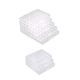 Maxbell Clear Plastic Storage Box Dustproof Multifunctionl Container for Bathroom 5 Tire