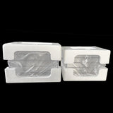 Maxbell Clear Plastic Storage Box Dustproof Multifunctionl Container for Bathroom 5 Tire