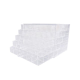 Maxbell Clear Plastic Storage Box Dustproof Multifunctionl Container for Bathroom 5 Tire