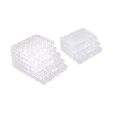 Maxbell Clear Plastic Storage Box Dustproof Multifunctionl Container for Bathroom 5 Tire