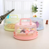 Maxbell Cake Container with Lid Cover Handle Cake Storage Container for Pies Dessert Green