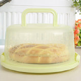 Maxbell Cake Container with Lid Cover Handle Cake Storage Container for Pies Dessert Green