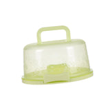 Maxbell Cake Container with Lid Cover Handle Cake Storage Container for Pies Dessert Green