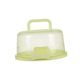 Maxbell Cake Container with Lid Cover Handle Cake Storage Container for Pies Dessert Green