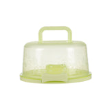 Maxbell Cake Container with Lid Cover Handle Cake Storage Container for Pies Dessert Green