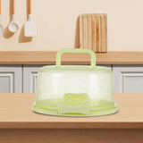 Maxbell Cake Container with Lid Cover Handle Cake Storage Container for Pies Dessert Green