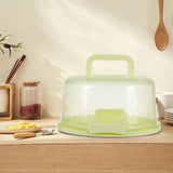 Maxbell Cake Container with Lid Cover Handle Cake Storage Container for Pies Dessert Green