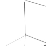 Maxbell Acrylic Book Ends Bookshelf Decor Decoration Clear Bookends for Home Library