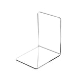 Maxbell Acrylic Book Ends Bookshelf Decor Decoration Clear Bookends for Home Library