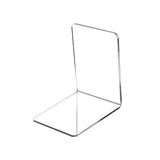 Maxbell Acrylic Book Ends Bookshelf Decor Decoration Clear Bookends for Home Library