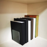 Maxbell Acrylic Book Ends Bookshelf Decor Decoration Clear Bookends for Home Library