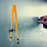 Maxbell Teaching compass Teacher Compass Drawing Tool Drafting and Drawing 2 in 1 Yellow