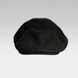 Maxbell Autumn Winter Berets Hats Casual Octagonal Flat Hat for Autumn Spring Black