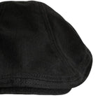 Maxbell Autumn Winter Berets Hats Casual Octagonal Flat Hat for Autumn Spring Black