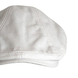 Maxbell Autumn Winter Berets Hats Casual Octagonal Flat Hat for Autumn Spring White
